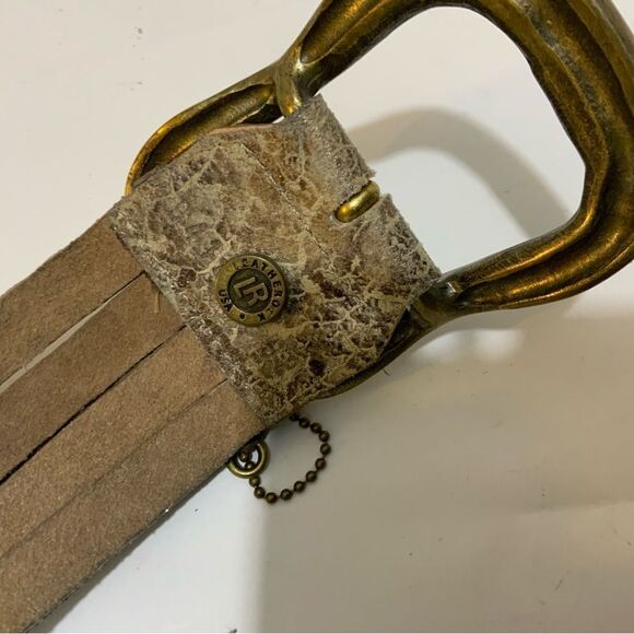 LeatherRock Stone and studded leather belt size M main image 10